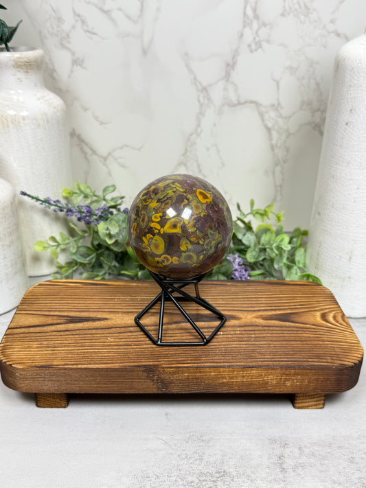 Fruit Jasper Sphere
