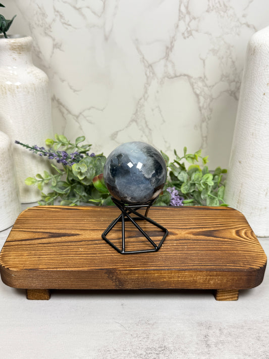 Blue Flower Agate Sphere