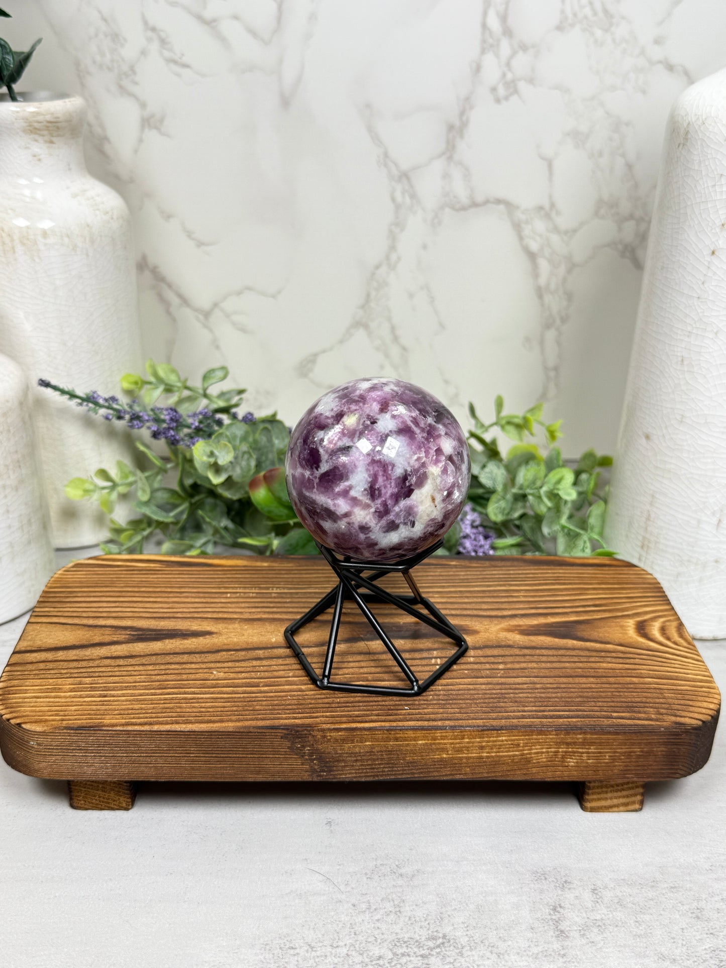 Purple Mica Sphere - A