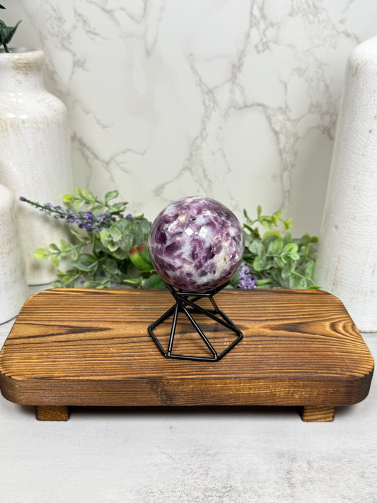 Purple Mica Sphere - A