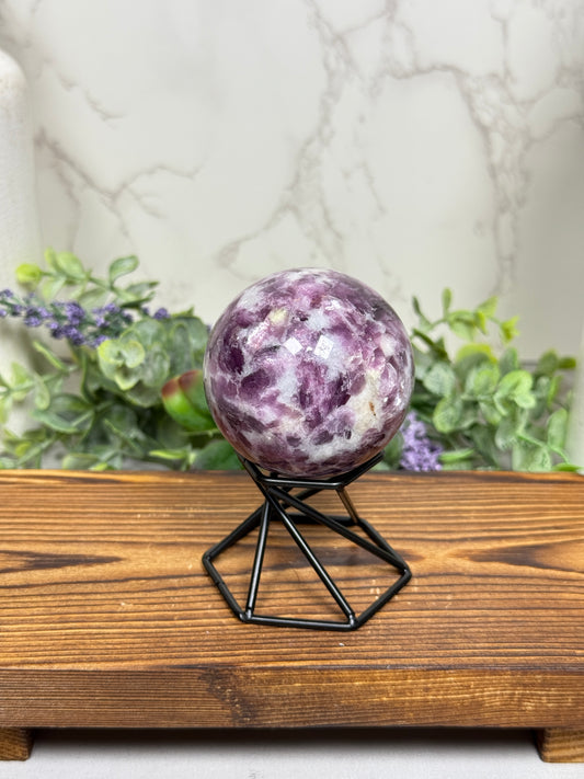Purple Mica Sphere - A