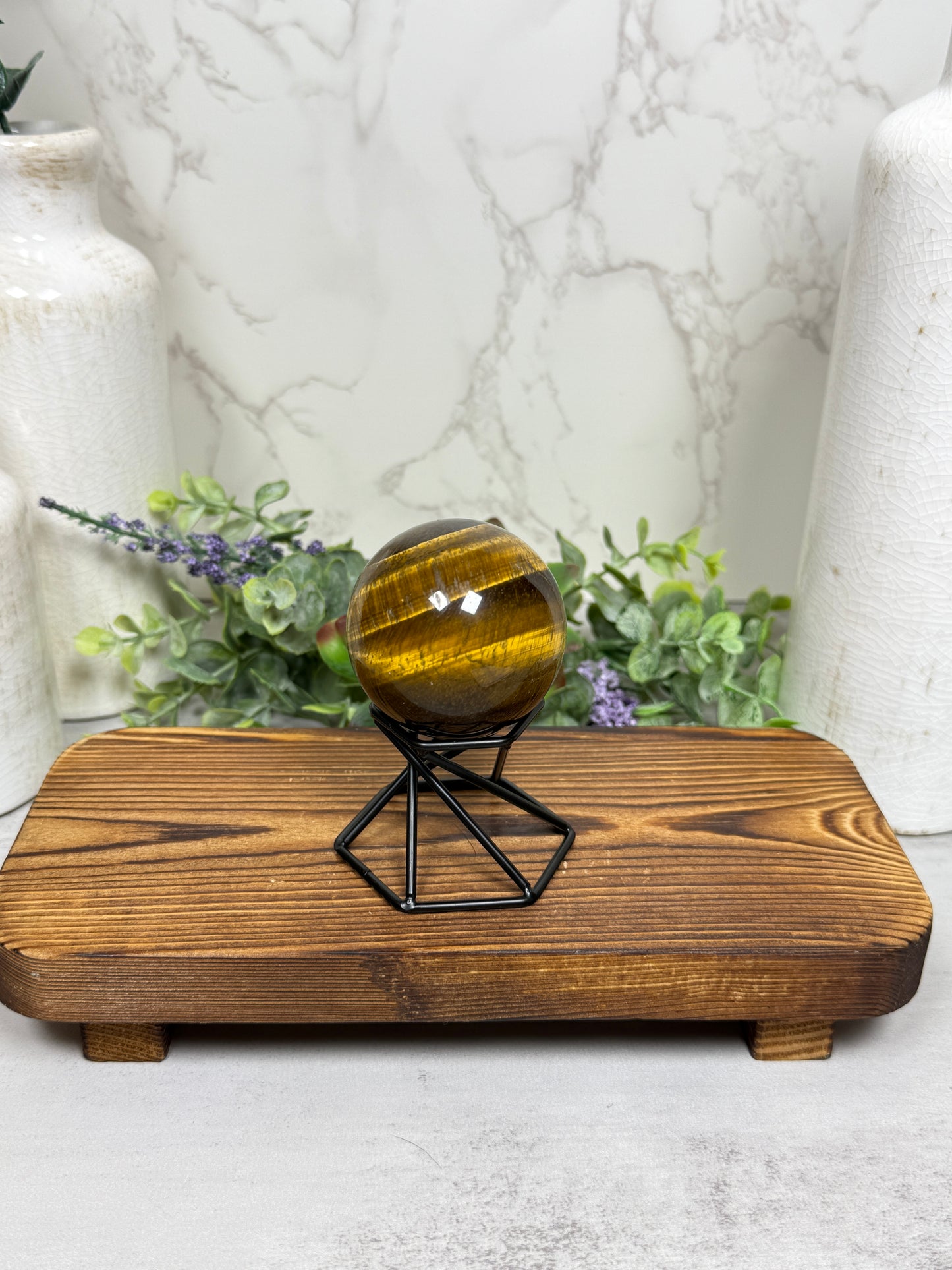 Yellow Tiger Eye Sphere