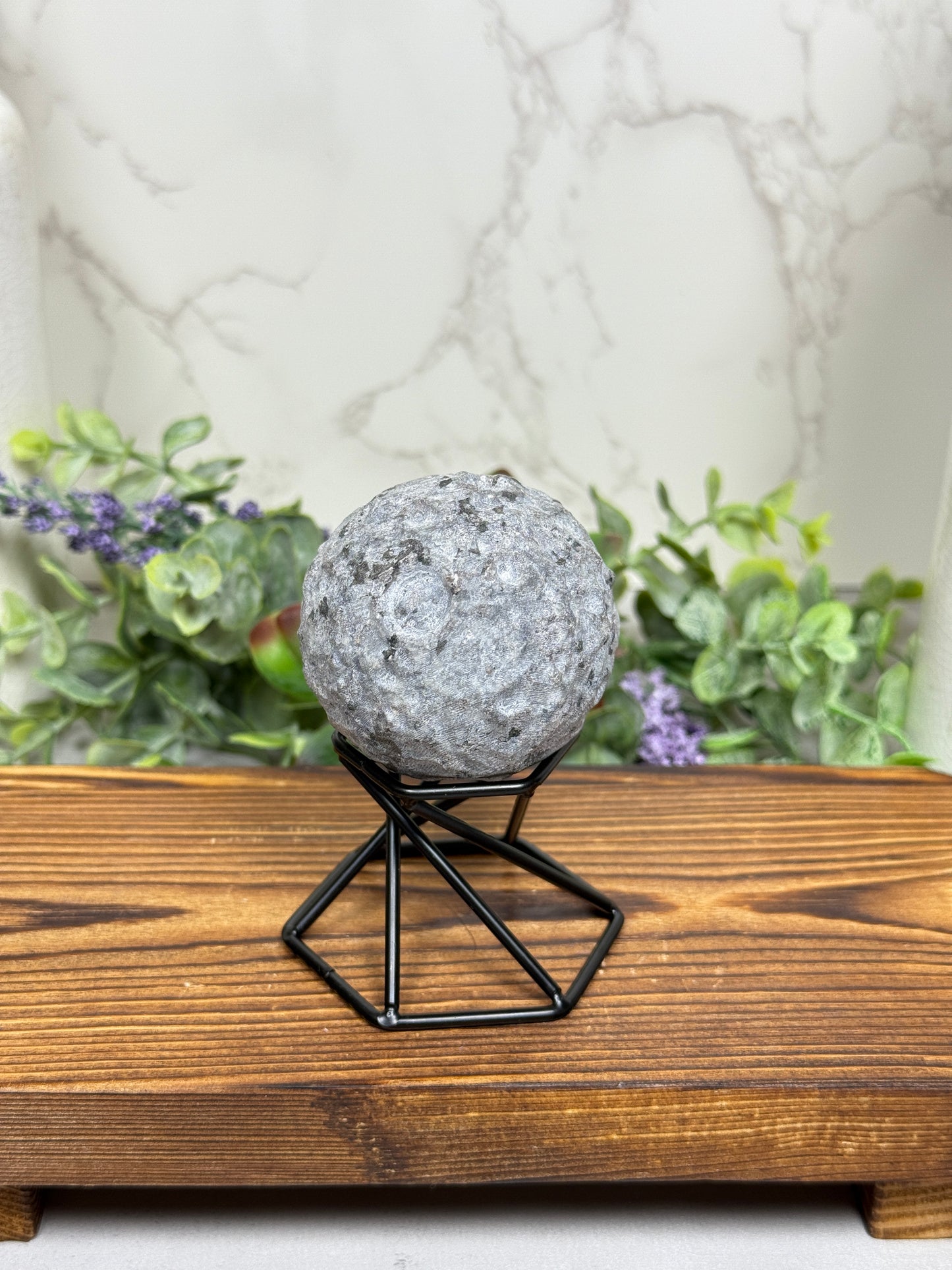 Yooperlite Moon Crater Sphere UV