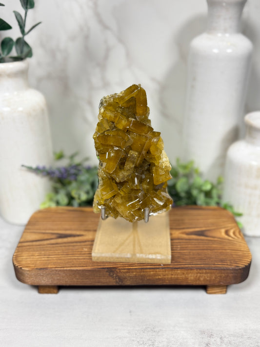 Golden Barite Specimen HQ