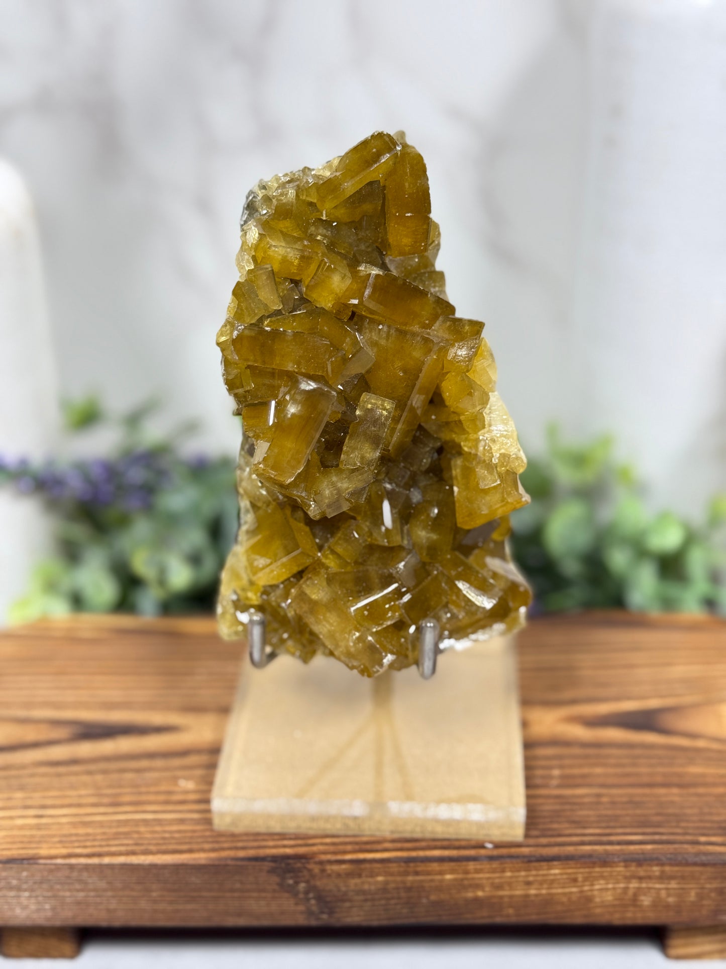 Golden Barite Specimen HQ