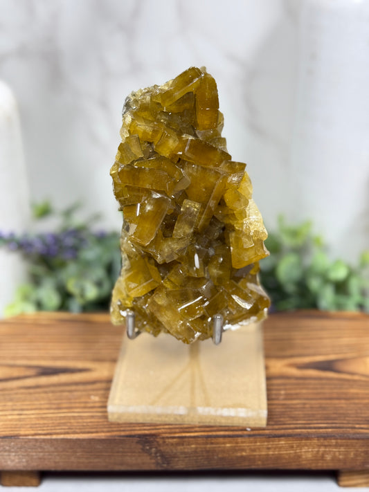 Golden Barite Specimen HQ