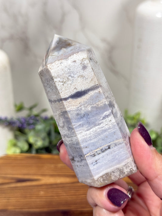 Light Blue Ocean Jasper Tower