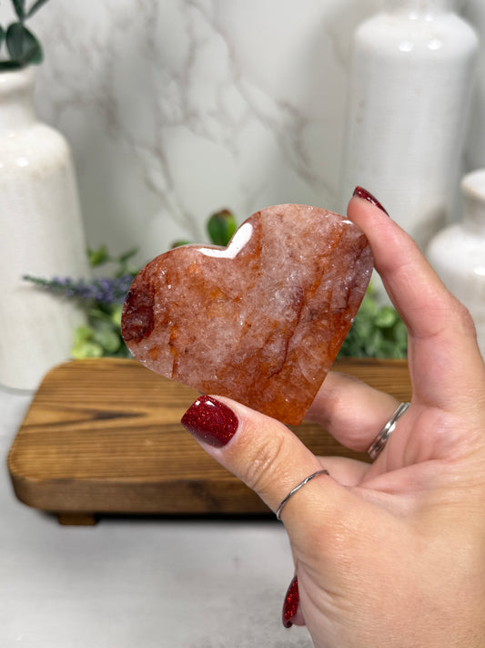 Fire Quartz Hearts - You Pick