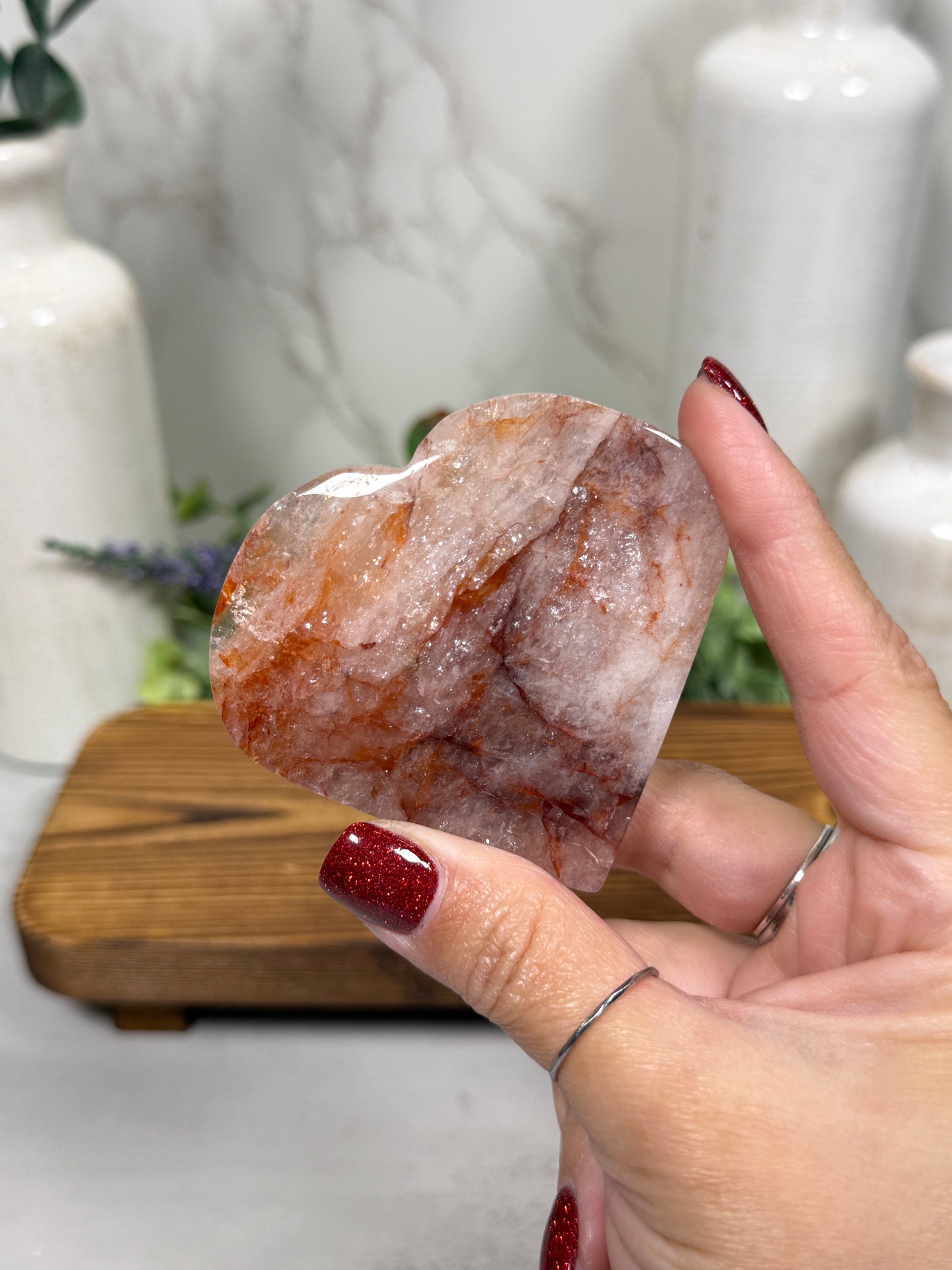 Fire Quartz Hearts - You Pick