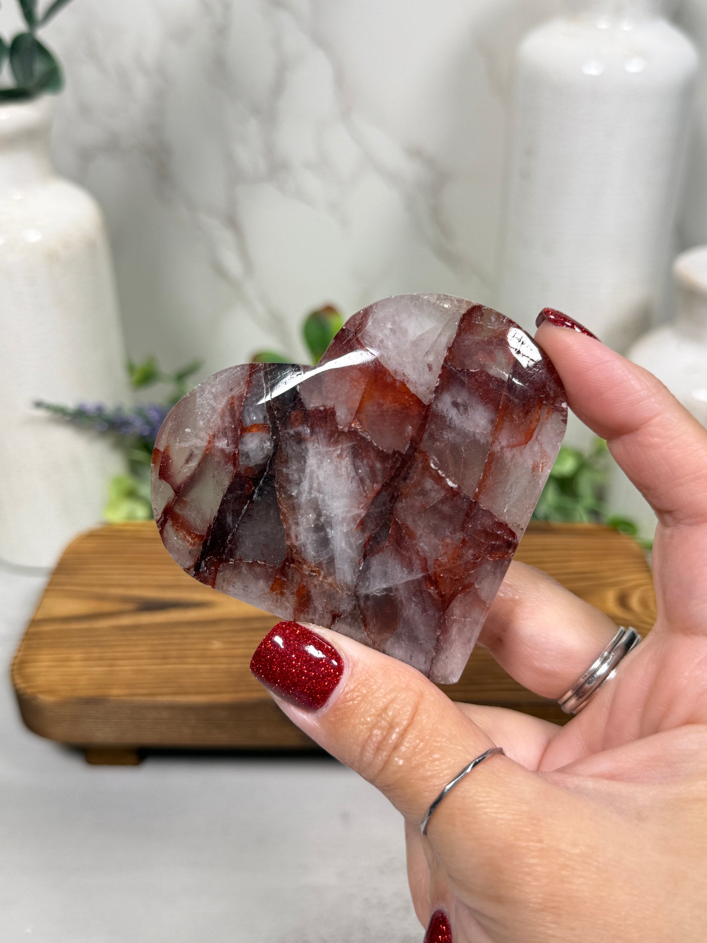 Fire Quartz Hearts - You Pick