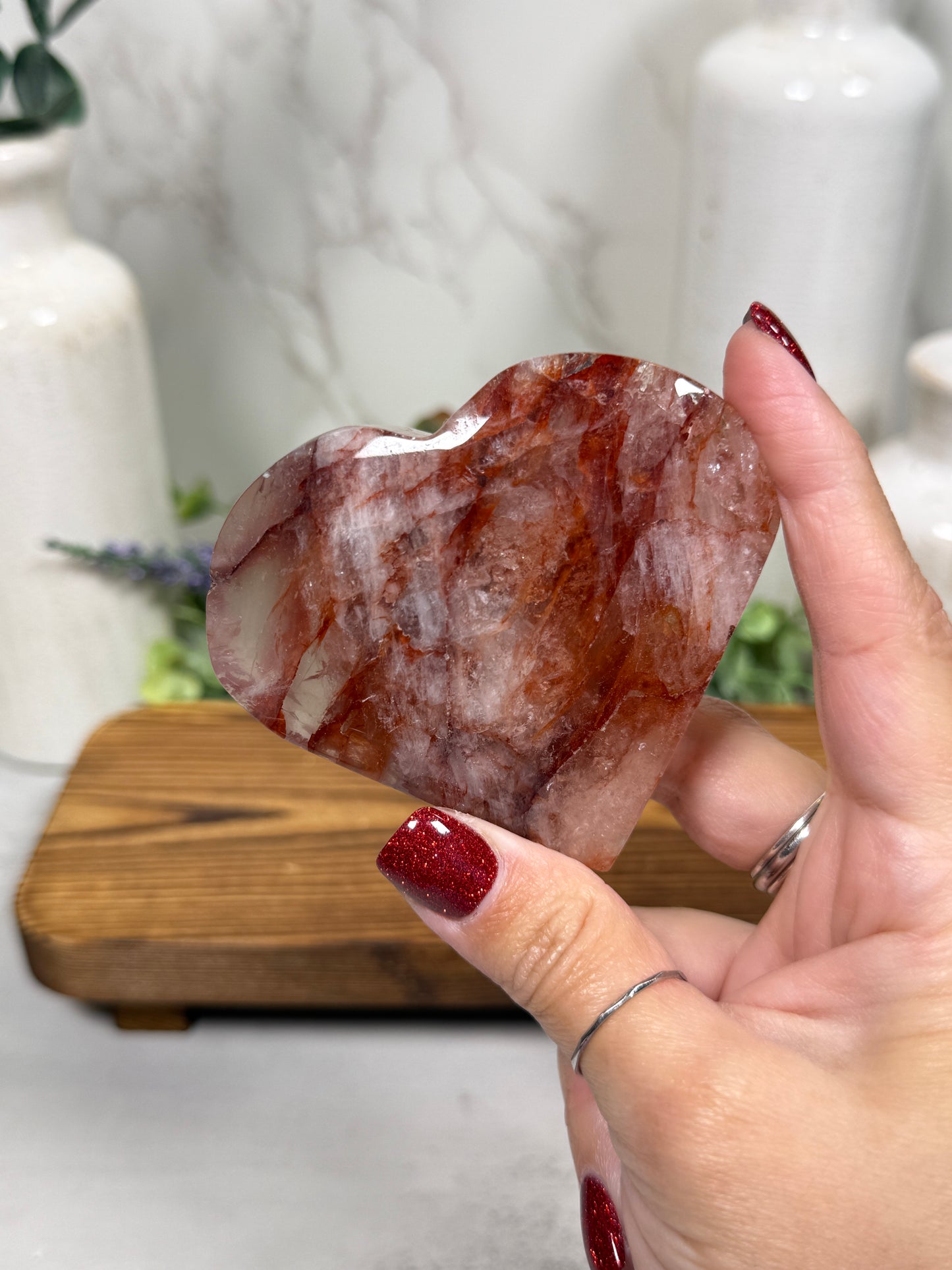 Fire Quartz Hearts - You Pick