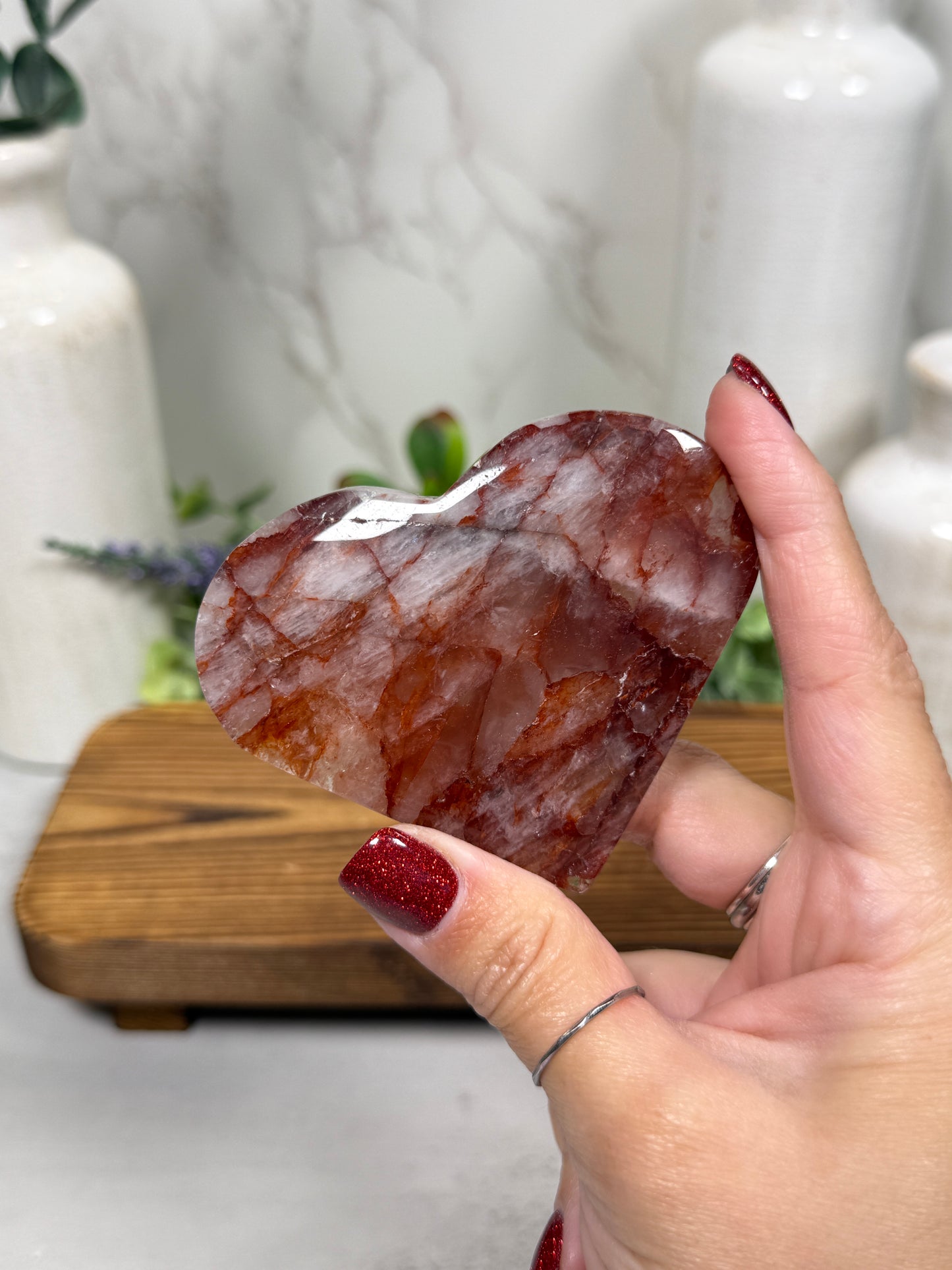 Fire Quartz Hearts - You Pick