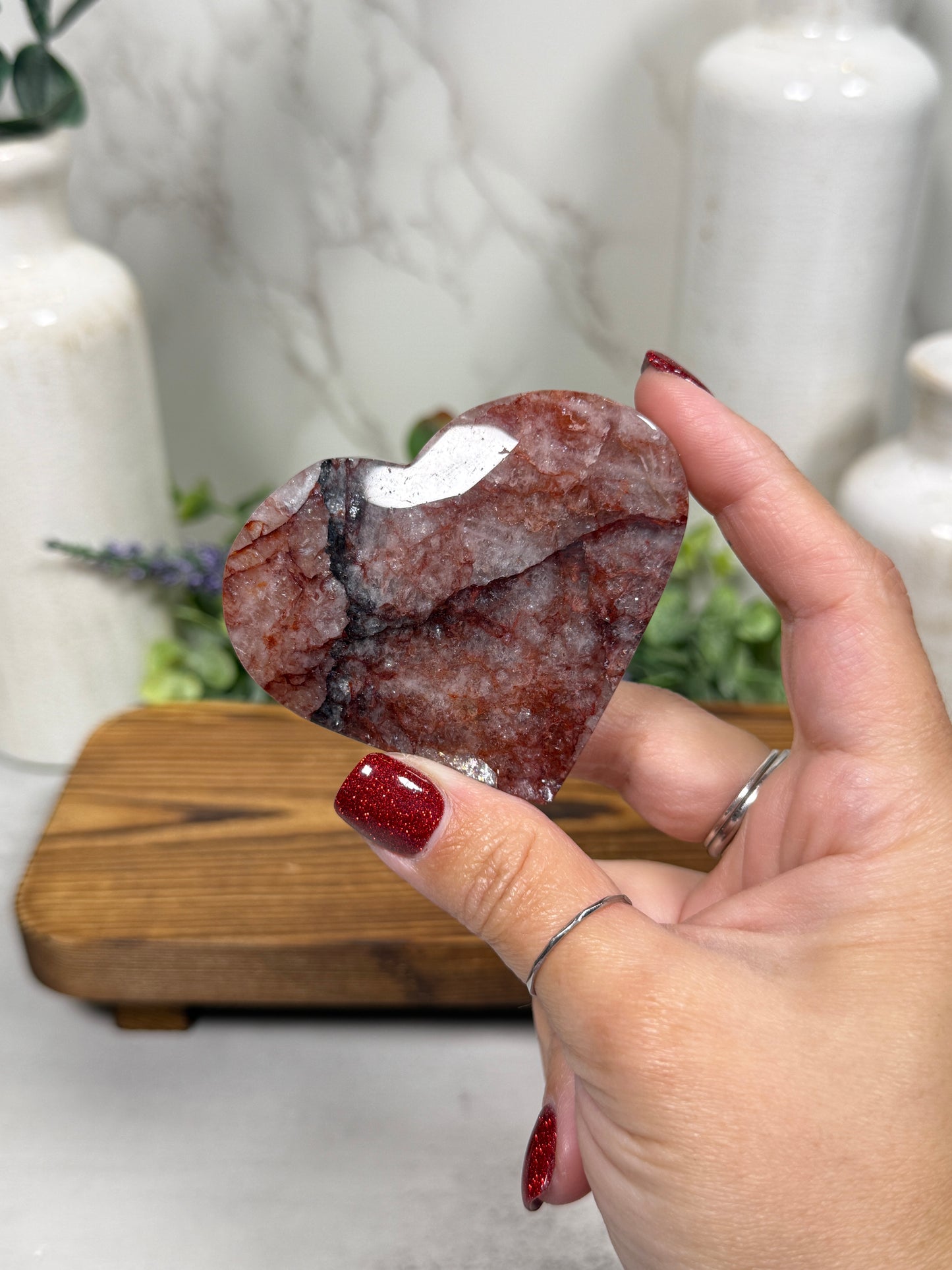 Fire Quartz Hearts - You Pick