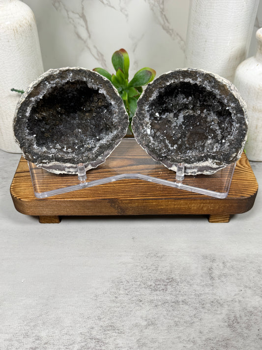 Smoky Quartz Geode from Mexico