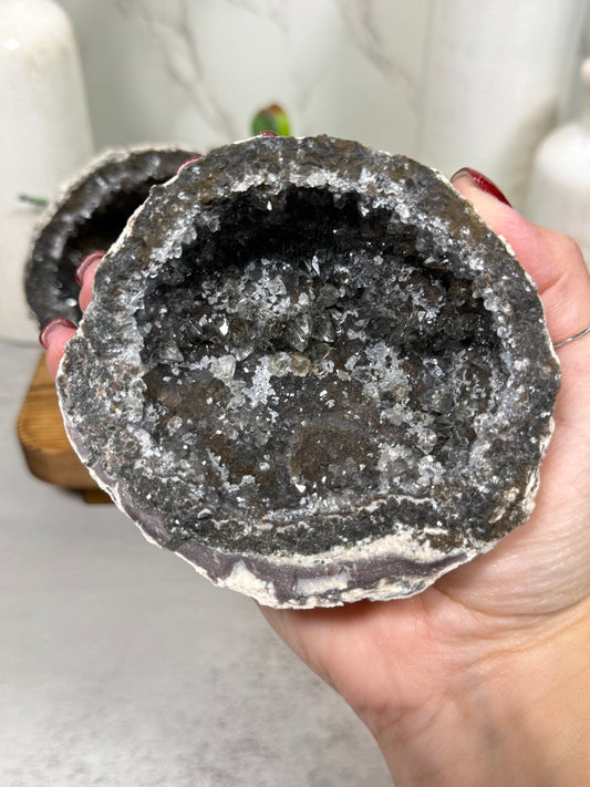 Smoky Quartz Geode from Mexico