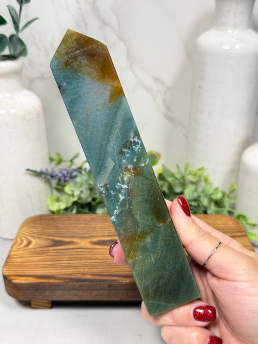Green Ocean Jasper Tower