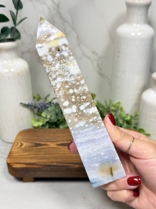 Orbicular Jasper Tower