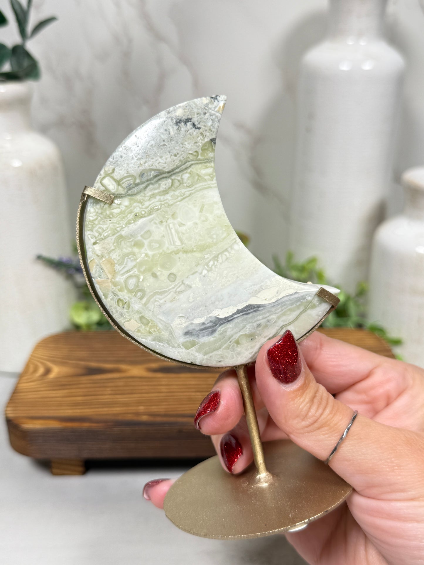 Green Maligano Jasper Lunas | Moons from Indonesia