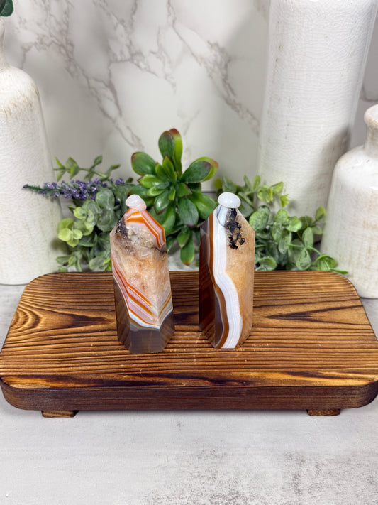 Carnelian Agate Towers - B/C