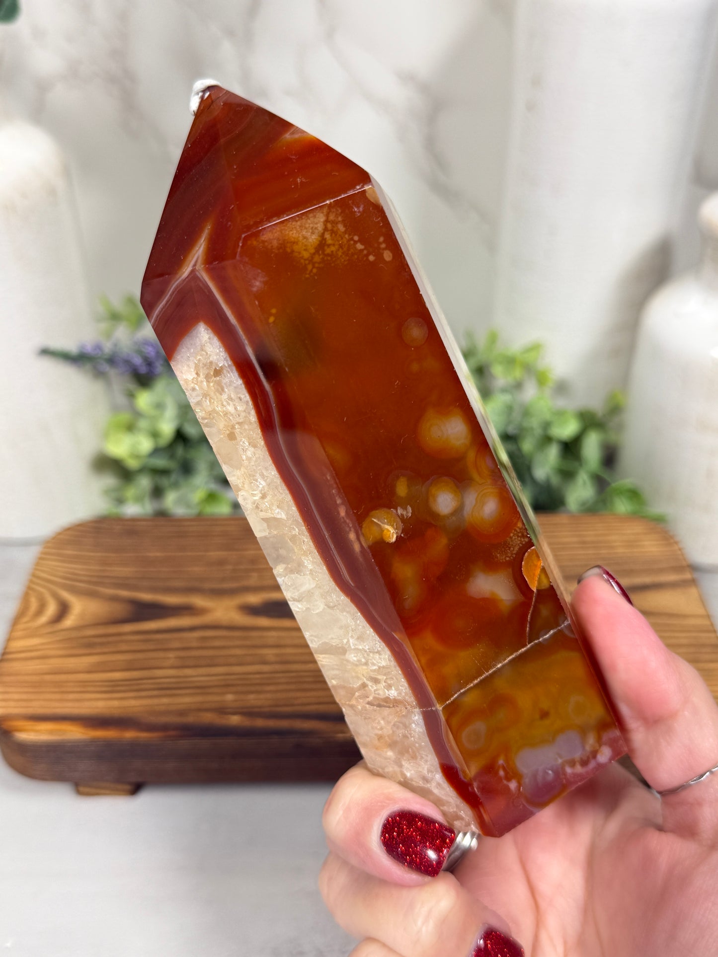 Carnelian Agate Tower - F