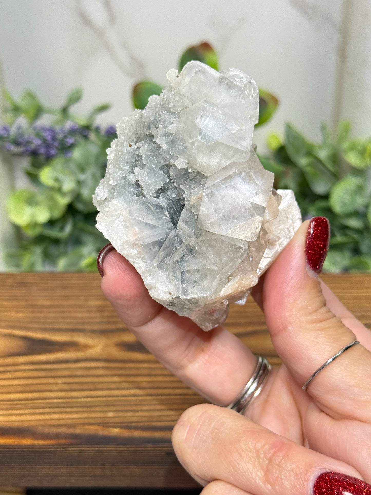 Diamond Apophyllite + Stilbite from India