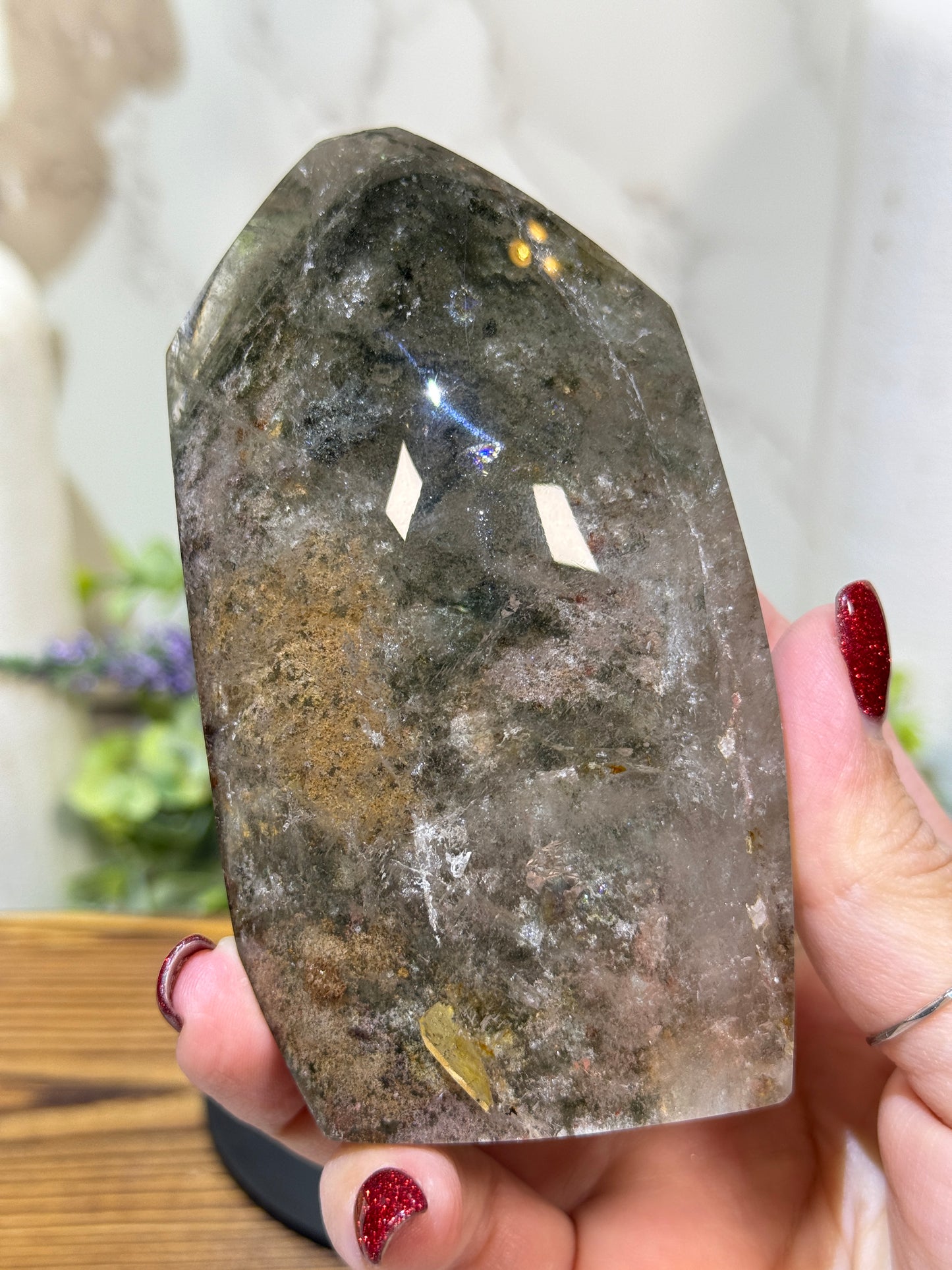 Garden Quartz on Stand