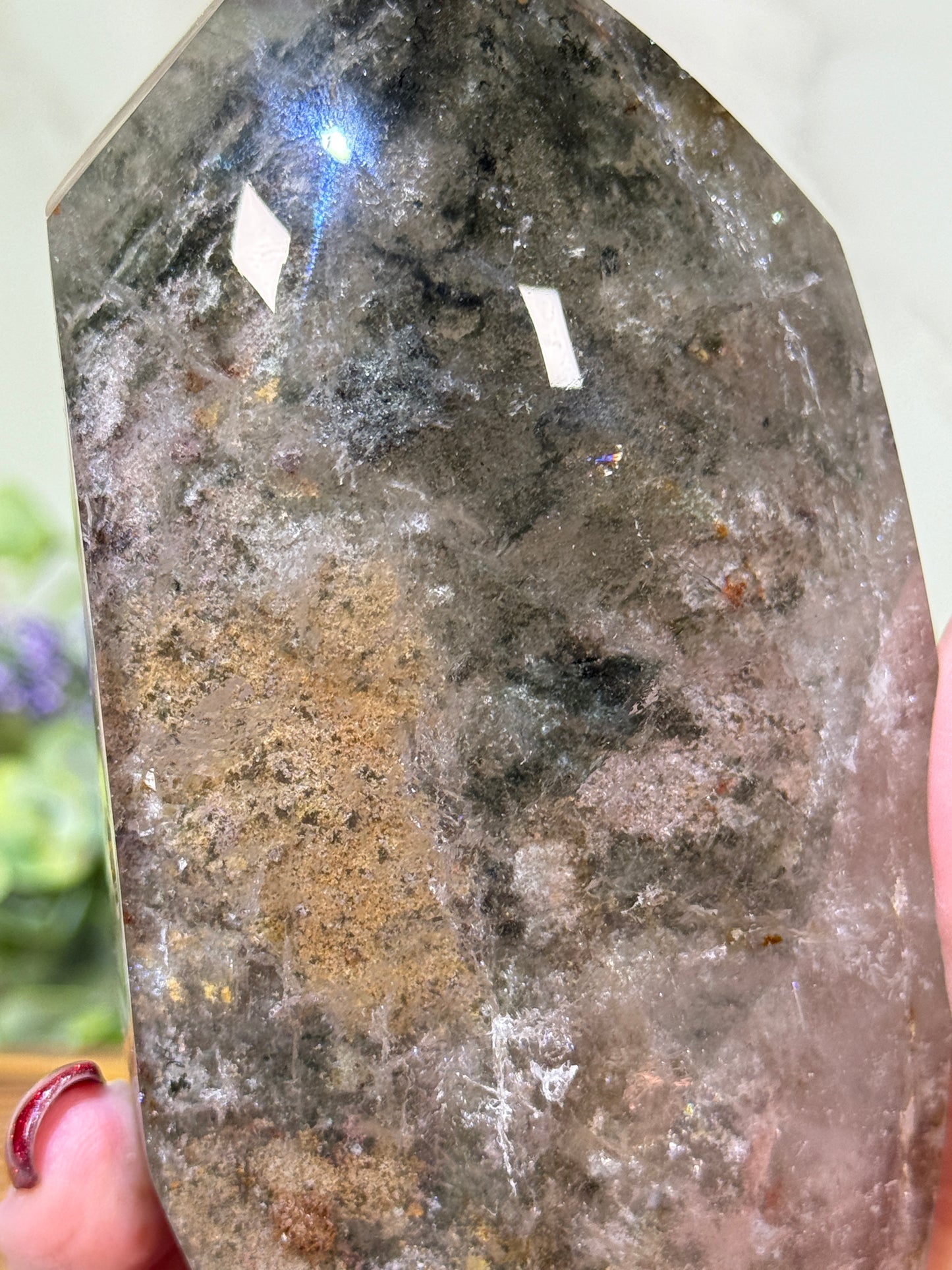 Garden Quartz on Stand