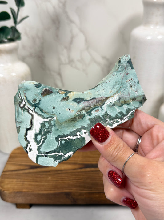 Green Grass Jasper Slabs