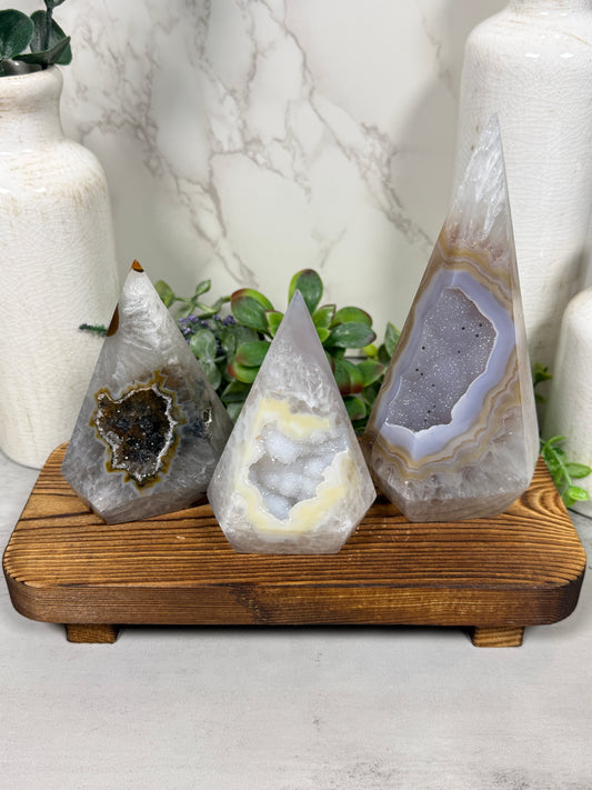 Druzy Agate Teardrops