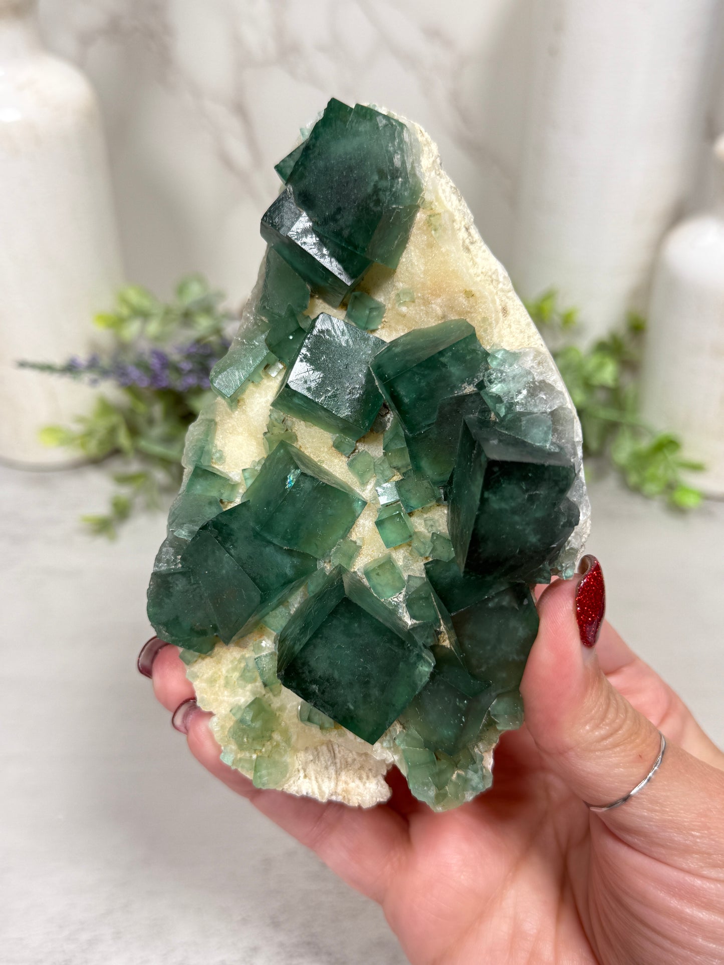 Green Fluorite Specimen from Madagascar