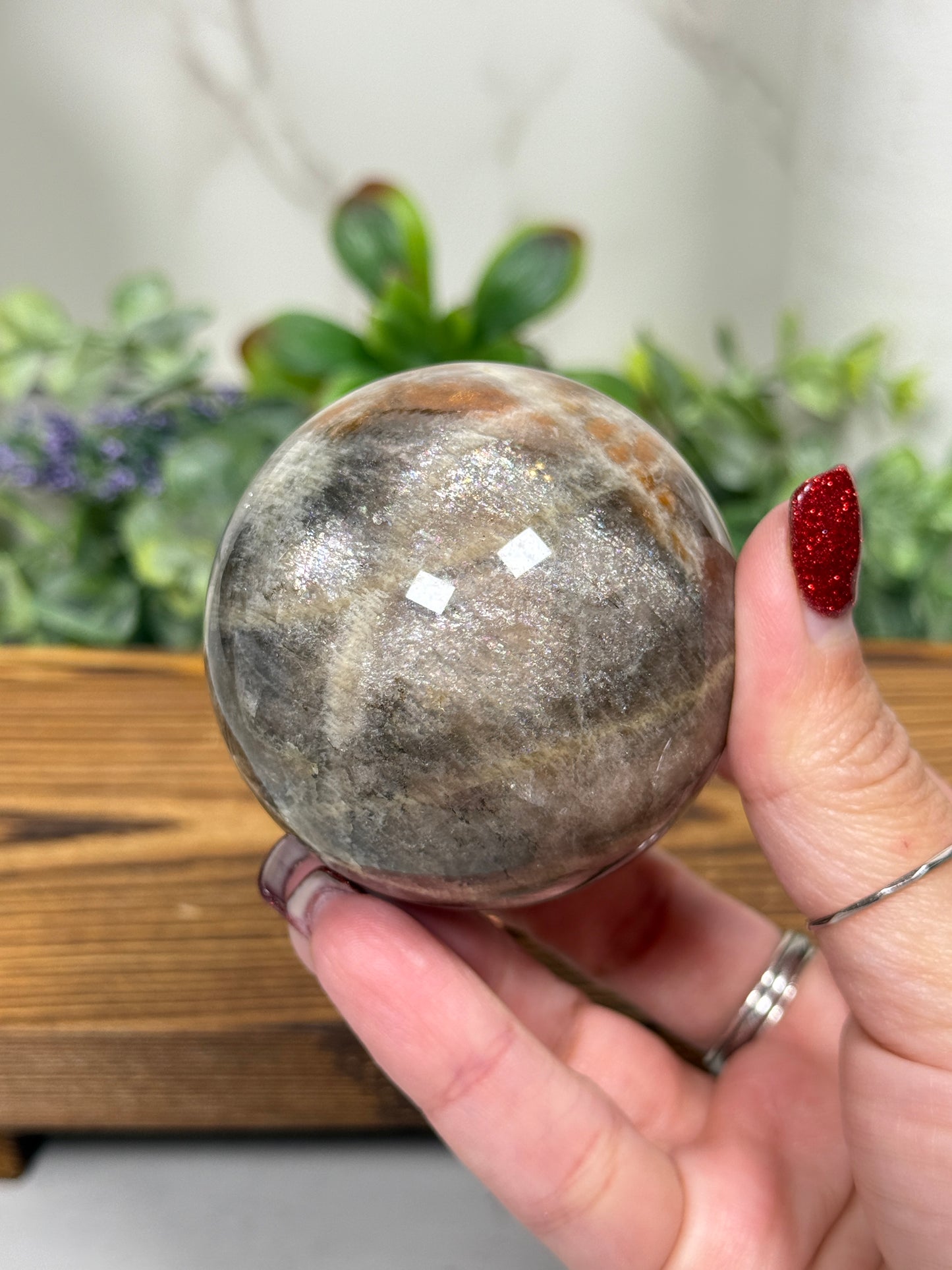 Moonstone + Sunstone Sphere
