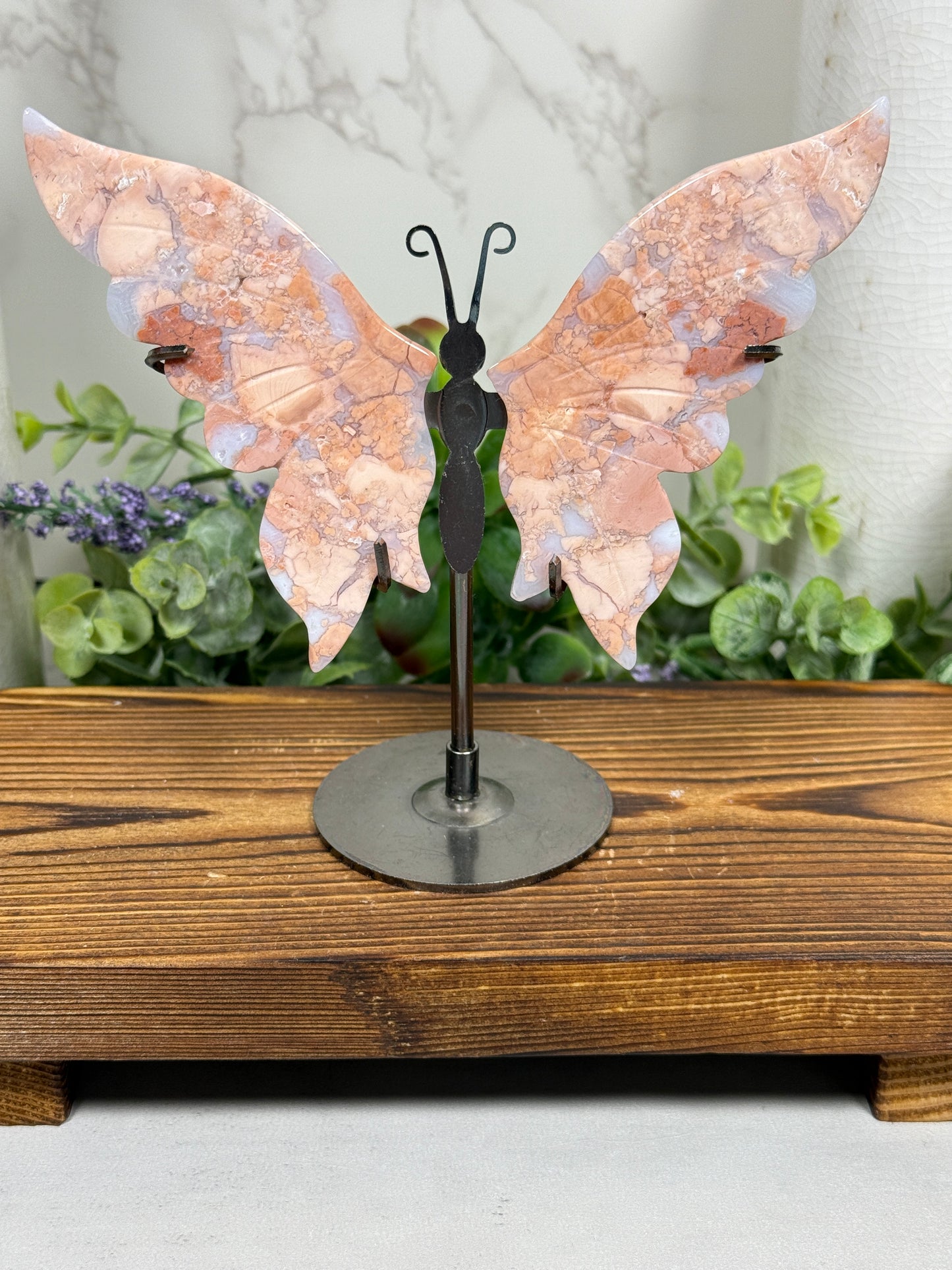 Cotton Candy Agate Wings
