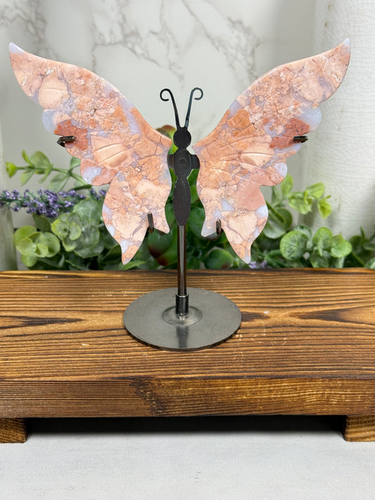 Cotton Candy Agate Wings