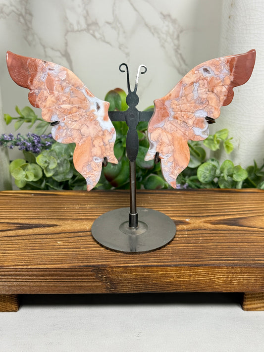 Cotton Candy Agate Wings