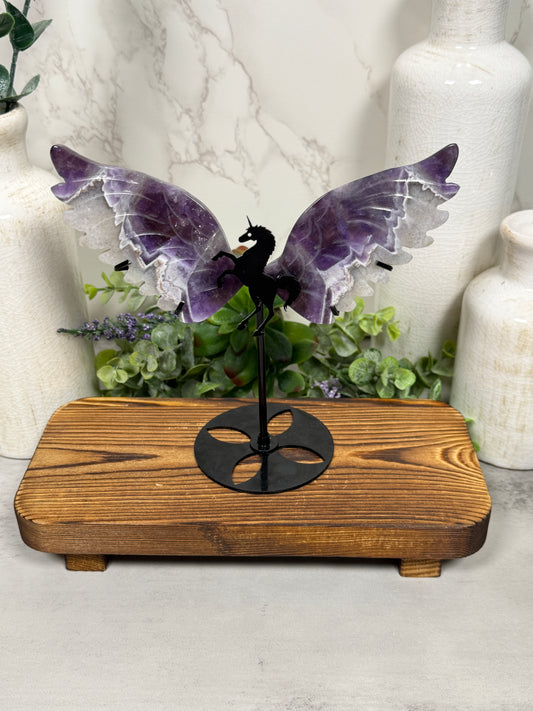 Dream Amethyst Unicorn Wings