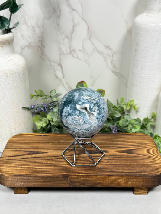 Moss Agate Sphere - F