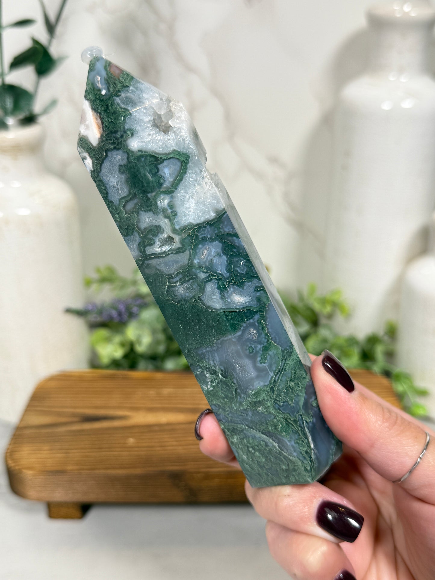 Moss Agate Towers - You Pick