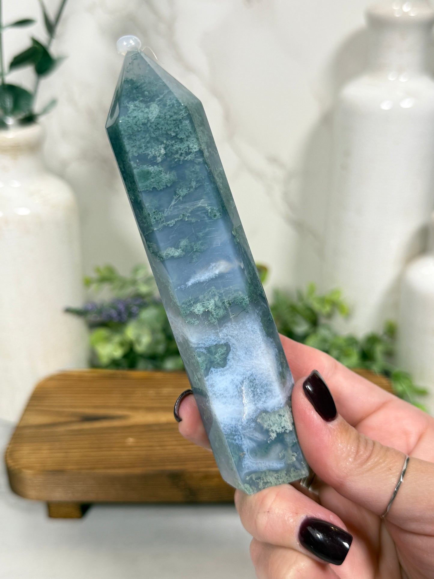 Moss Agate Towers - You Pick