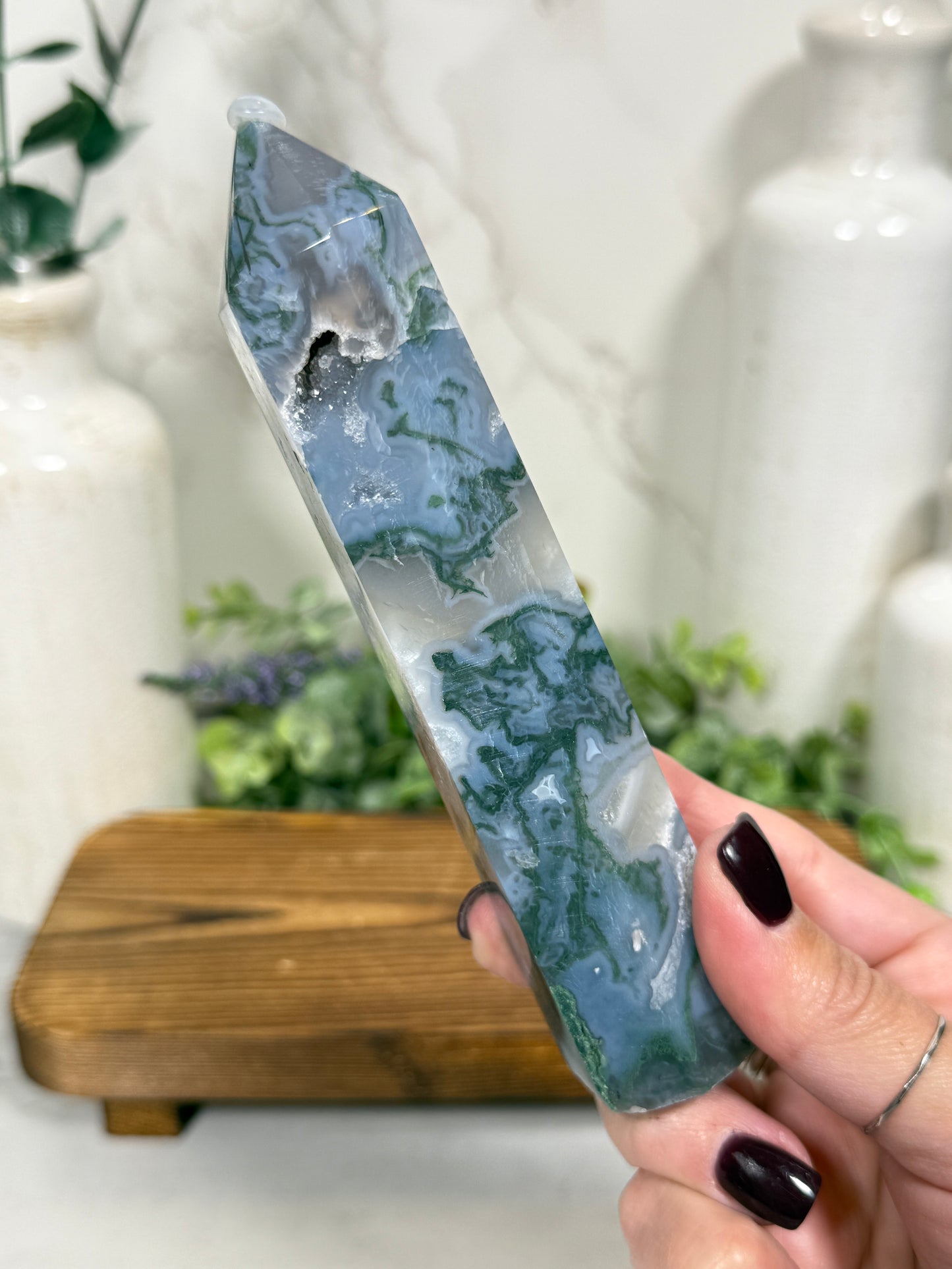 Moss Agate Towers - You Pick