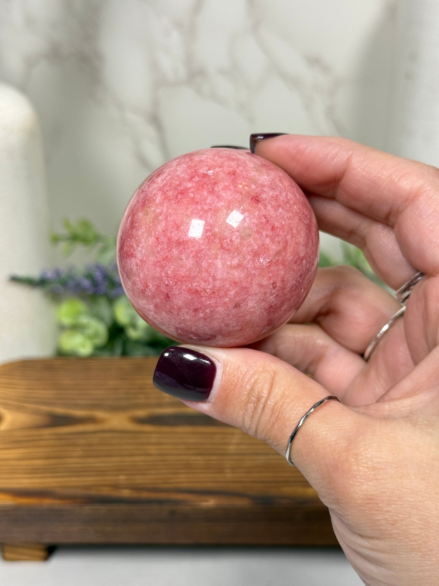 Thulite Spheres (UV)