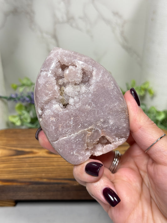 Pink Amethyst Teardrops