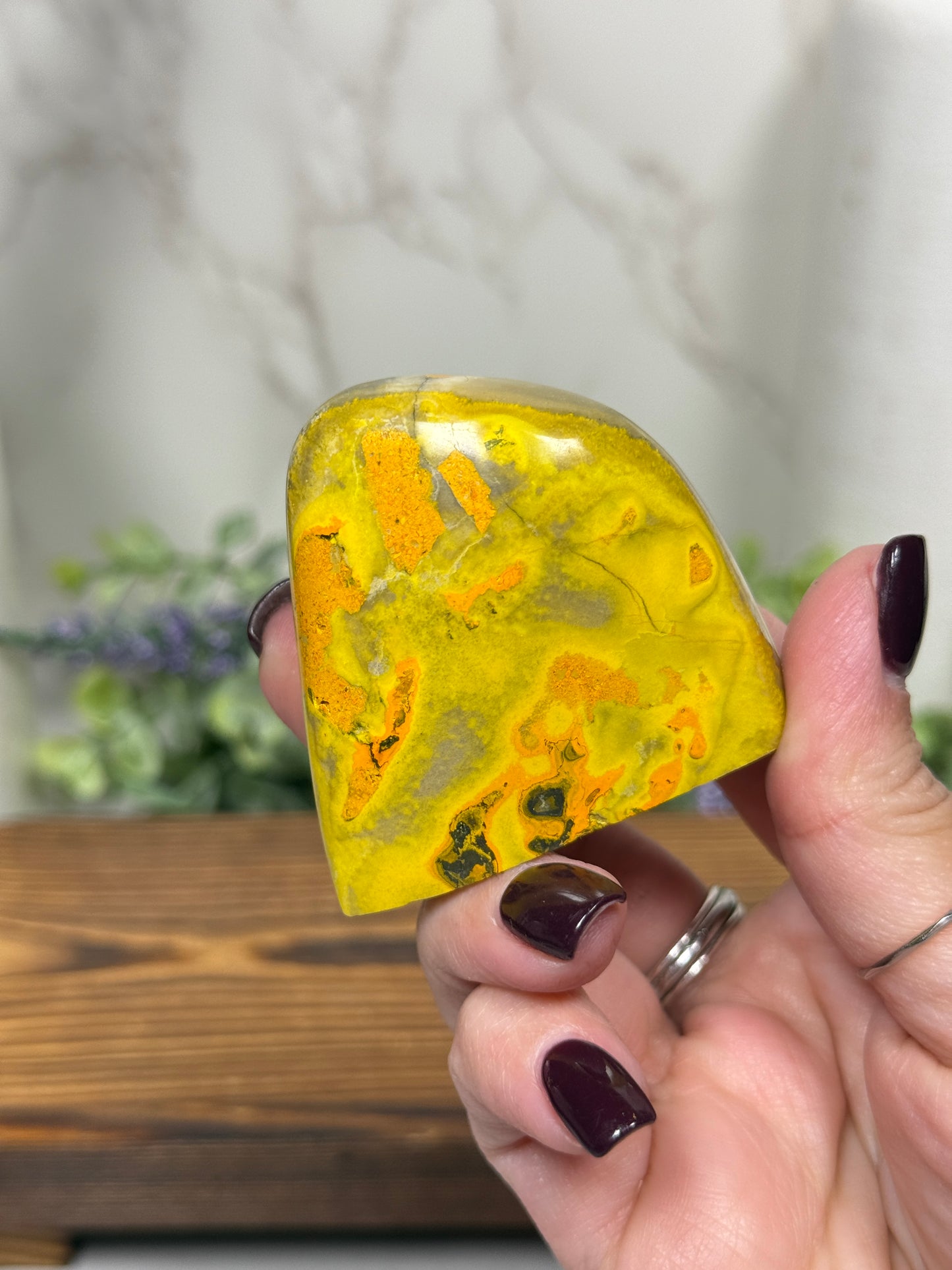 Bumble Bee Jasper Free Forms - You Pick