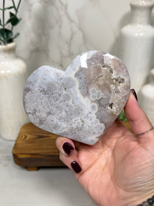 Pink Amethyst Hearts