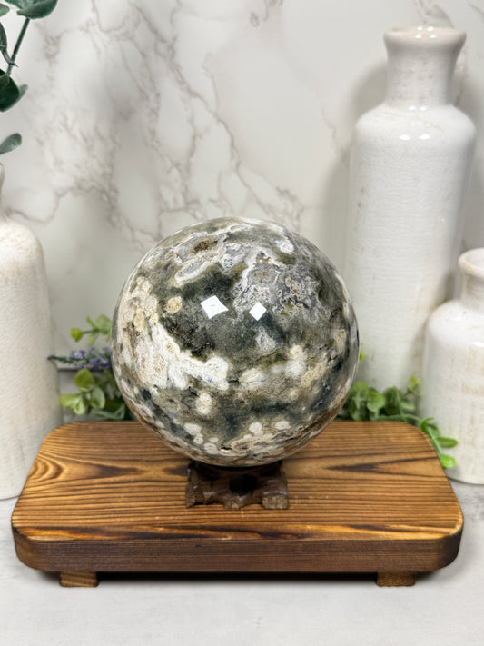 Ocean Jasper Sphere - XL
