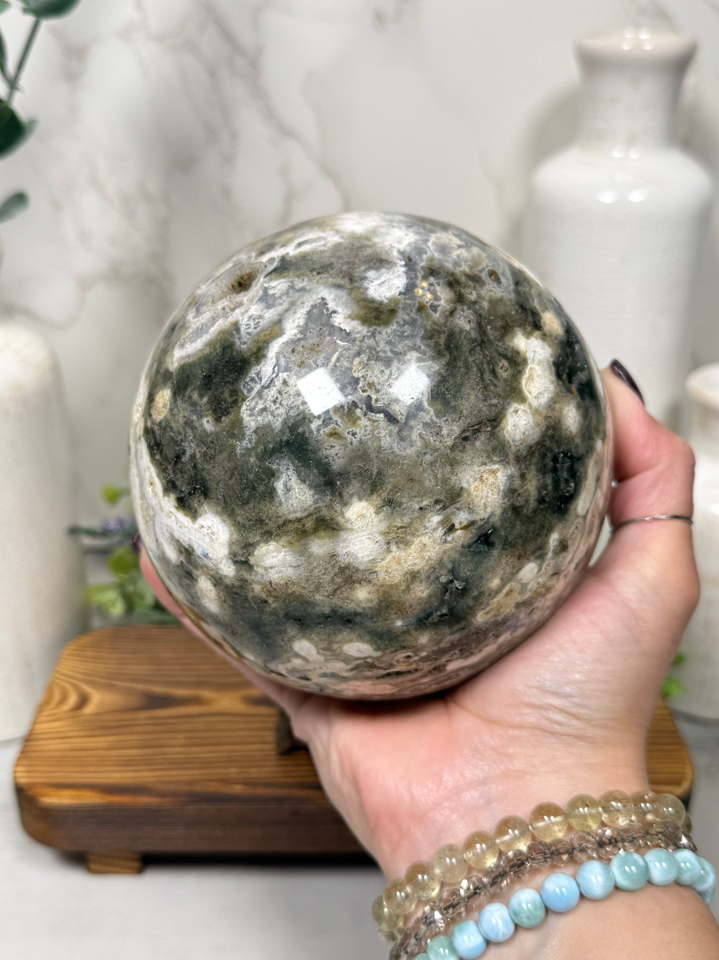 Ocean Jasper Sphere - XL