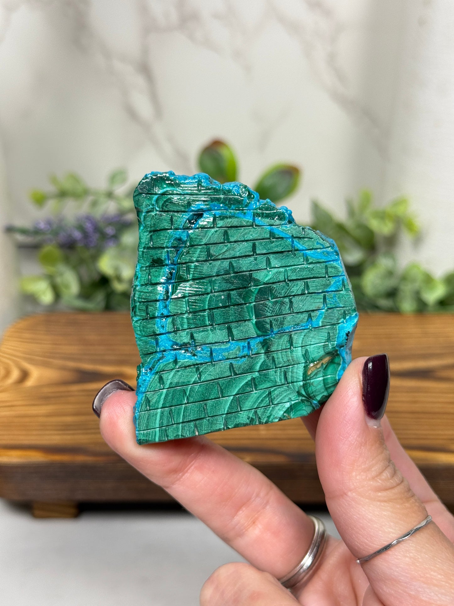 Malachite Chrysocolla Dragons