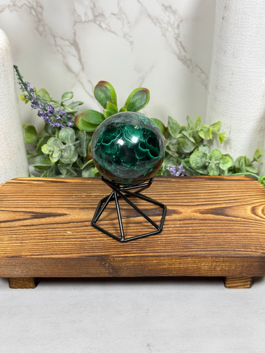 Malachite Sphere - B