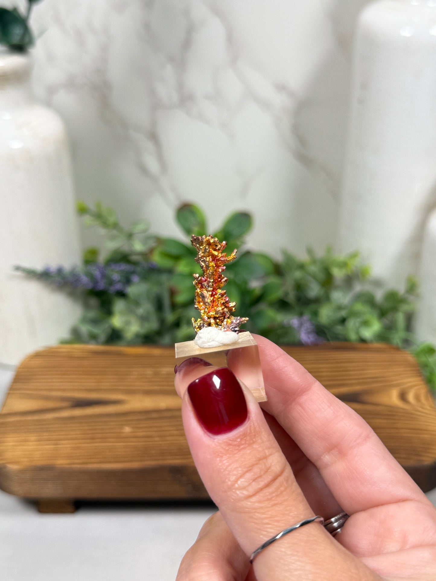 Colorful Copper Specimen from Hunan Province, China