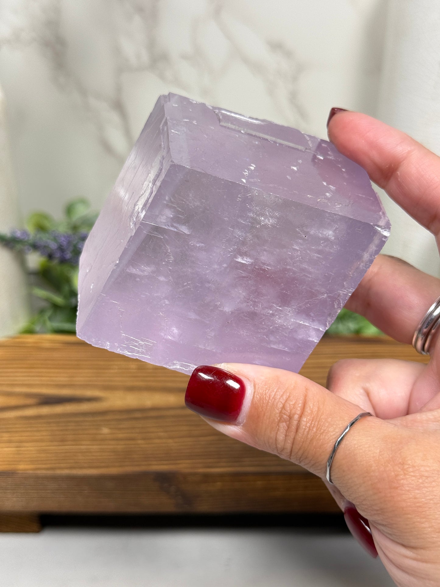 Lavender Calcite from Madagascar - You Pick