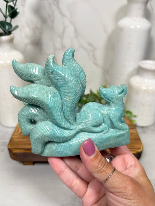 Amazonite 9 Tails